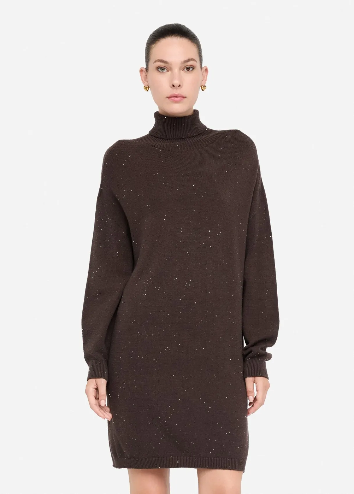 Liu Jo Robe en maille avec micro paillettes|Femme Robes