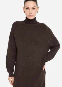 Liu Jo Robe en maille avec micro paillettes|Femme Robes