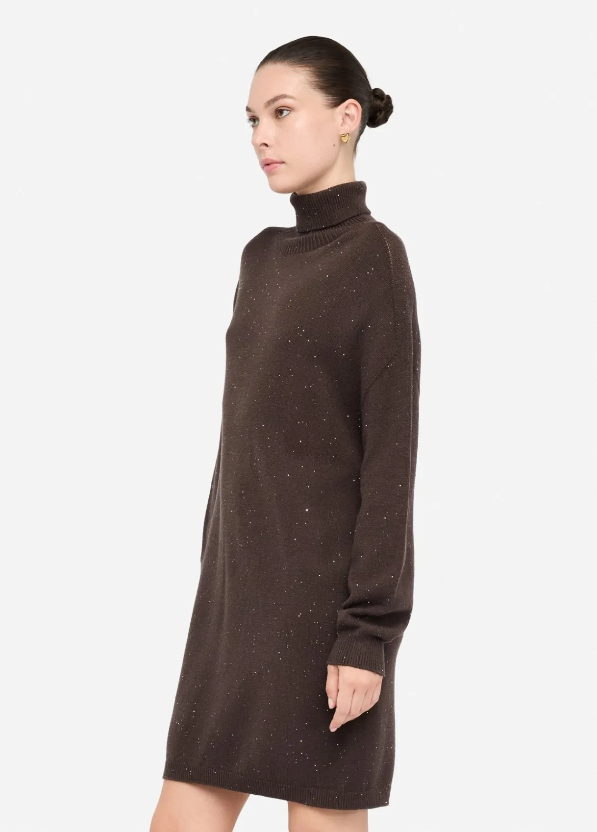 Liu Jo Robe en maille avec micro paillettes|Femme Robes