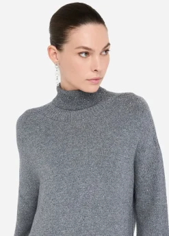 Liu Jo Robe en maille avec micro paillettes|Femme Robes