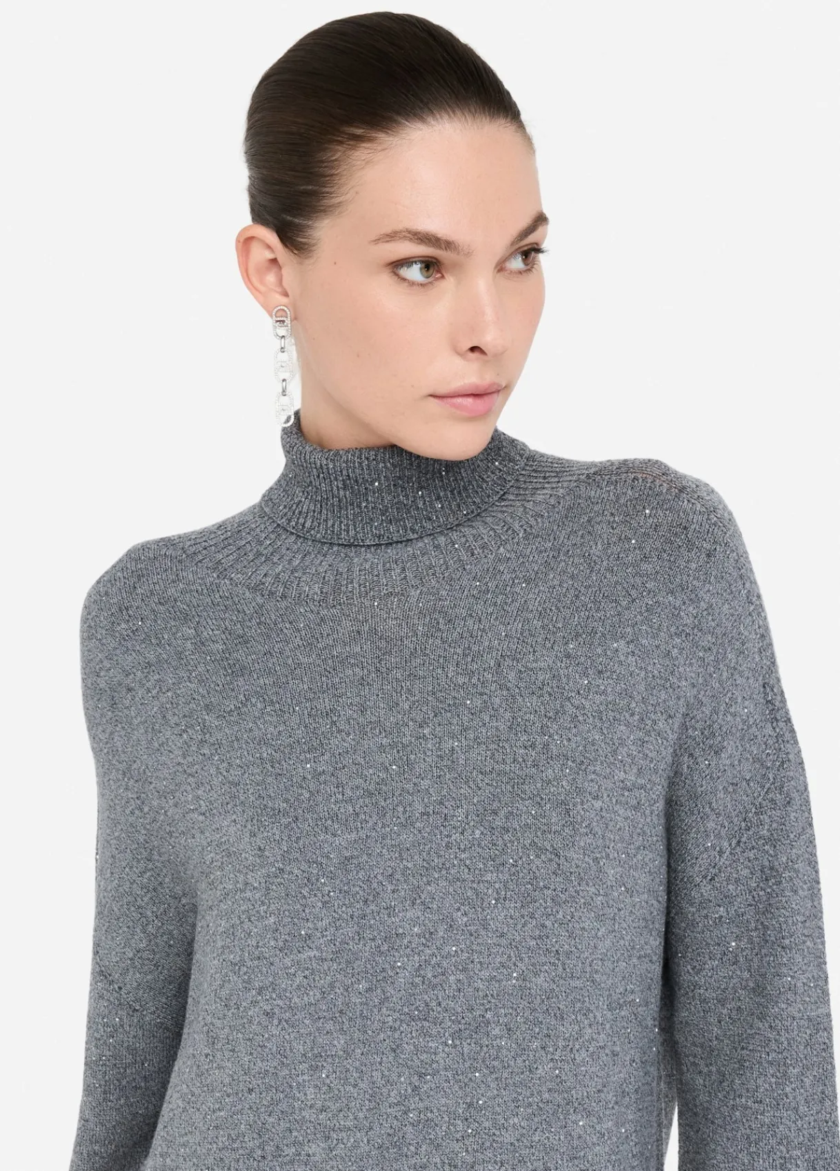 Liu Jo Robe en maille avec micro paillettes|Femme Robes