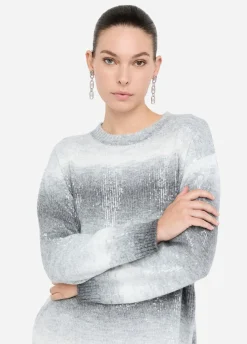 Liu Jo Robe en maille avec paillettes|Femme Robes