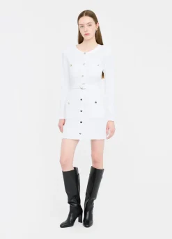 Liu Jo Robe en maille avec épaulettes|Femme Mailles|Robes