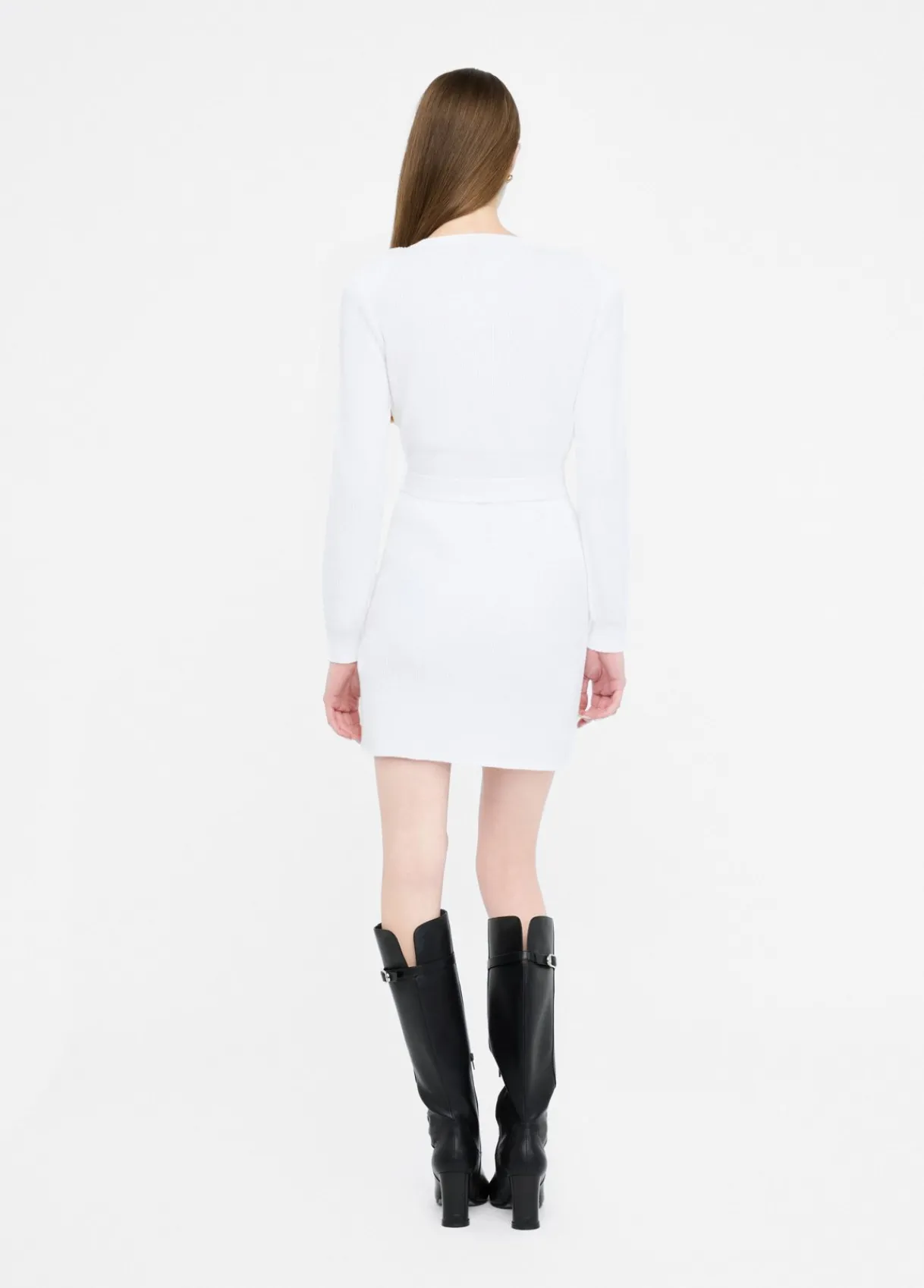 Liu Jo Robe en maille avec épaulettes|Femme Mailles|Robes