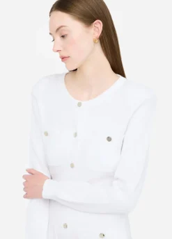 Liu Jo Robe en maille avec épaulettes|Femme Mailles|Robes