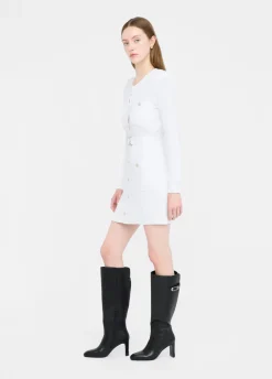 Liu Jo Robe en maille avec épaulettes|Femme Mailles|Robes