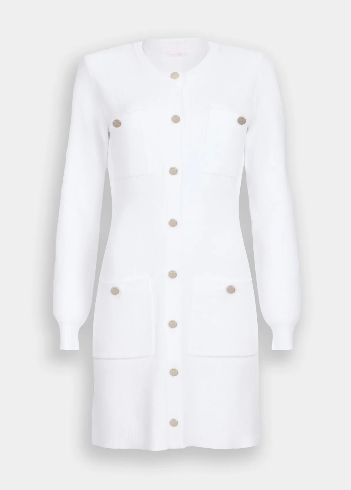 Liu Jo Robe en maille avec épaulettes|Femme Mailles|Robes