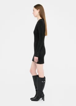 Liu Jo Robe en maille avec épaulettes|Femme Mailles|Robes