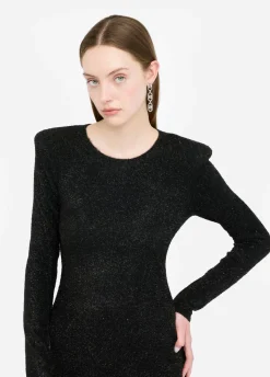 Liu Jo Robe en maille avec épaulettes|Femme Mailles|Robes