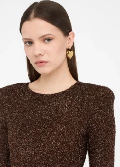 Liu Jo Robe en maille avec épaulettes|Femme Robes