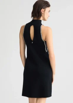 Liu Jo Robe en maille avec strass|Femme Robes