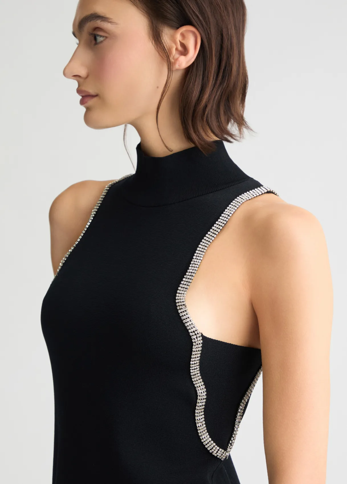 Liu Jo Robe en maille avec strass|Femme Robes