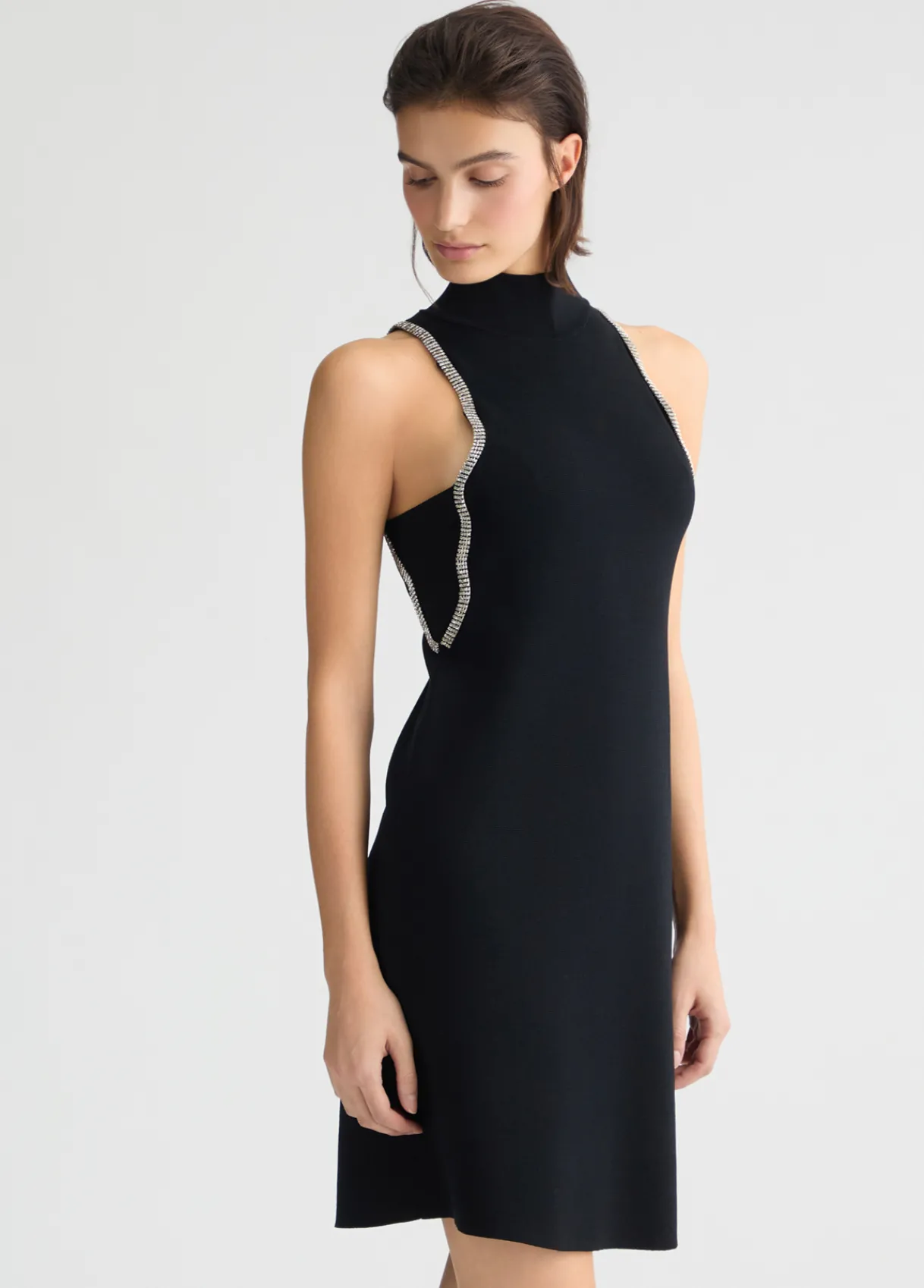 Liu Jo Robe en maille avec strass|Femme Robes
