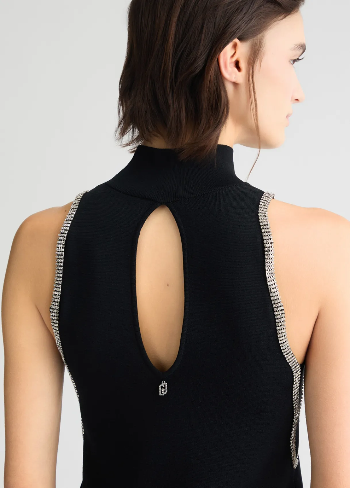 Liu Jo Robe en maille avec strass|Femme Robes