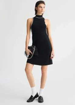 Liu Jo Robe en maille avec strass|Femme Robes
