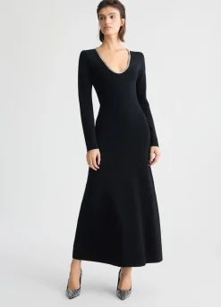 Liu Jo Robe en maille avec strass|Femme Robes