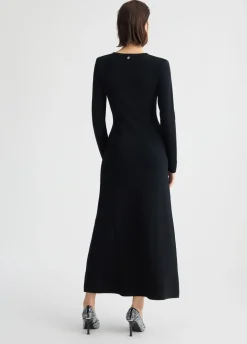 Liu Jo Robe en maille avec strass|Femme Robes