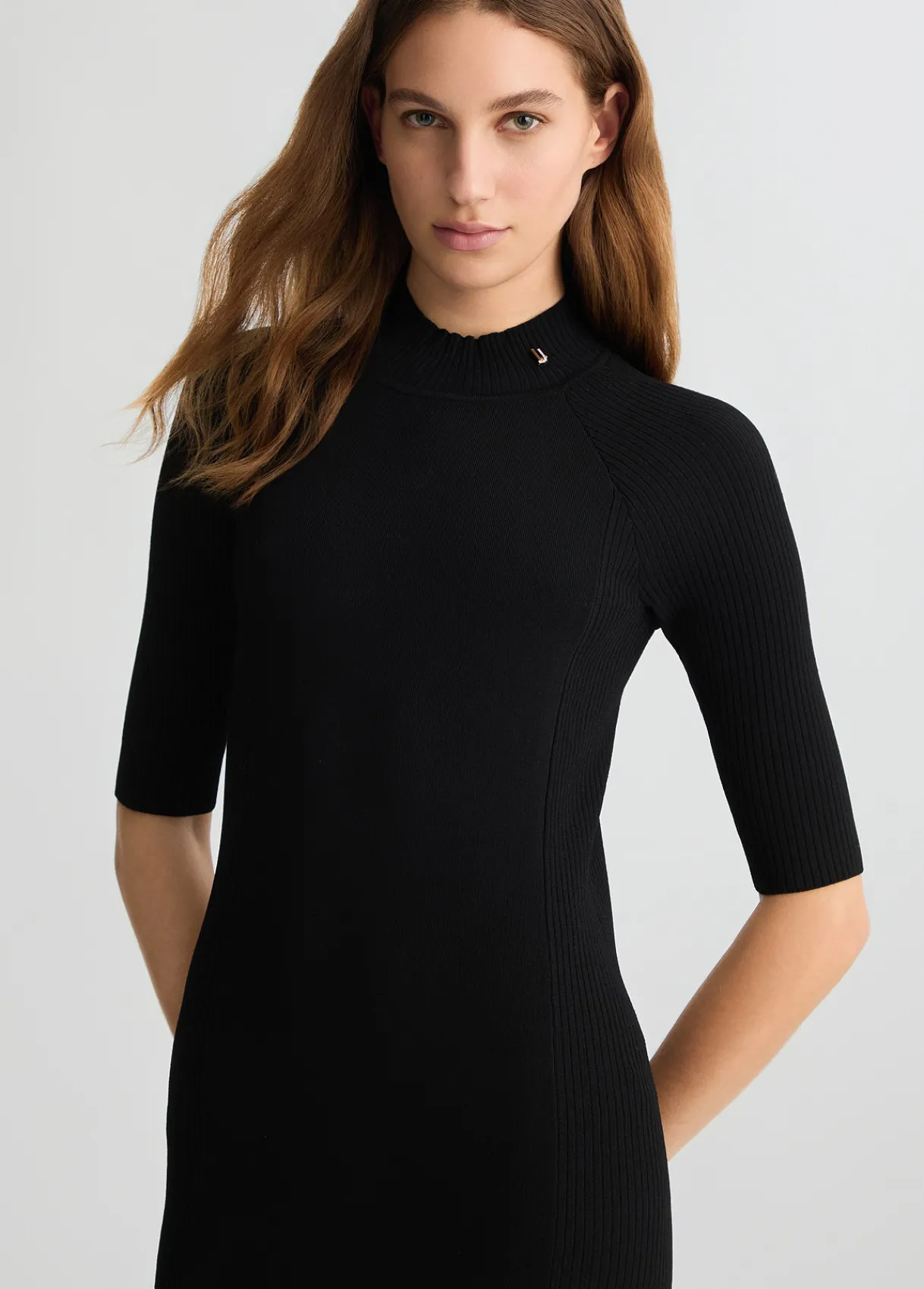 Liu Jo Robe en maille découpée|Femme Mailles|Robes