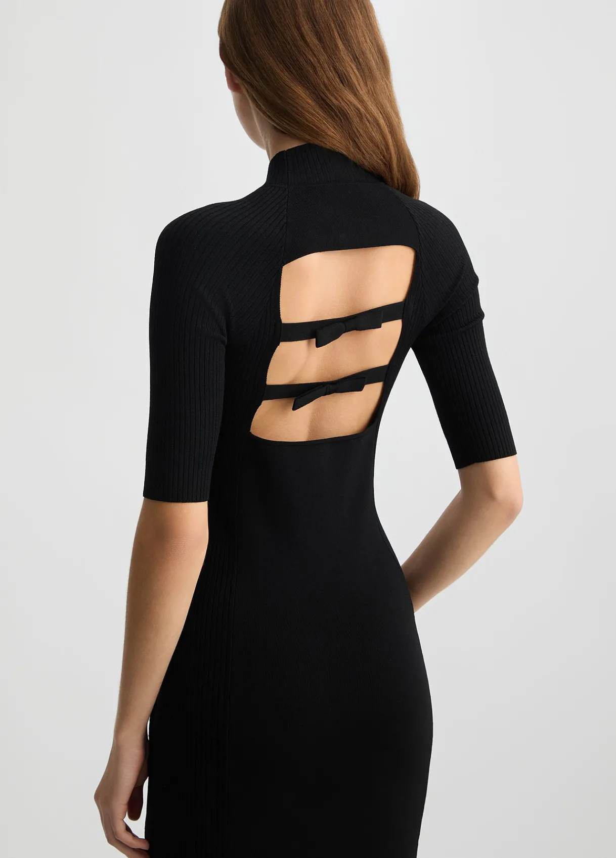 Liu Jo Robe en maille découpée|Femme Mailles|Robes