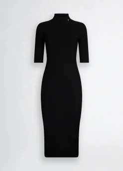 Liu Jo Robe en maille découpée|Femme Mailles|Robes