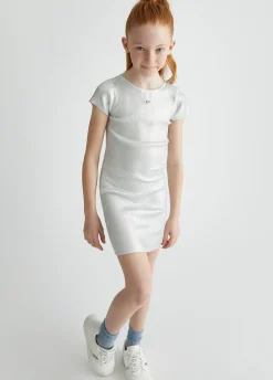 Liu Jo Robe en maille Lurex®|Enfant Robes & Combinaisons