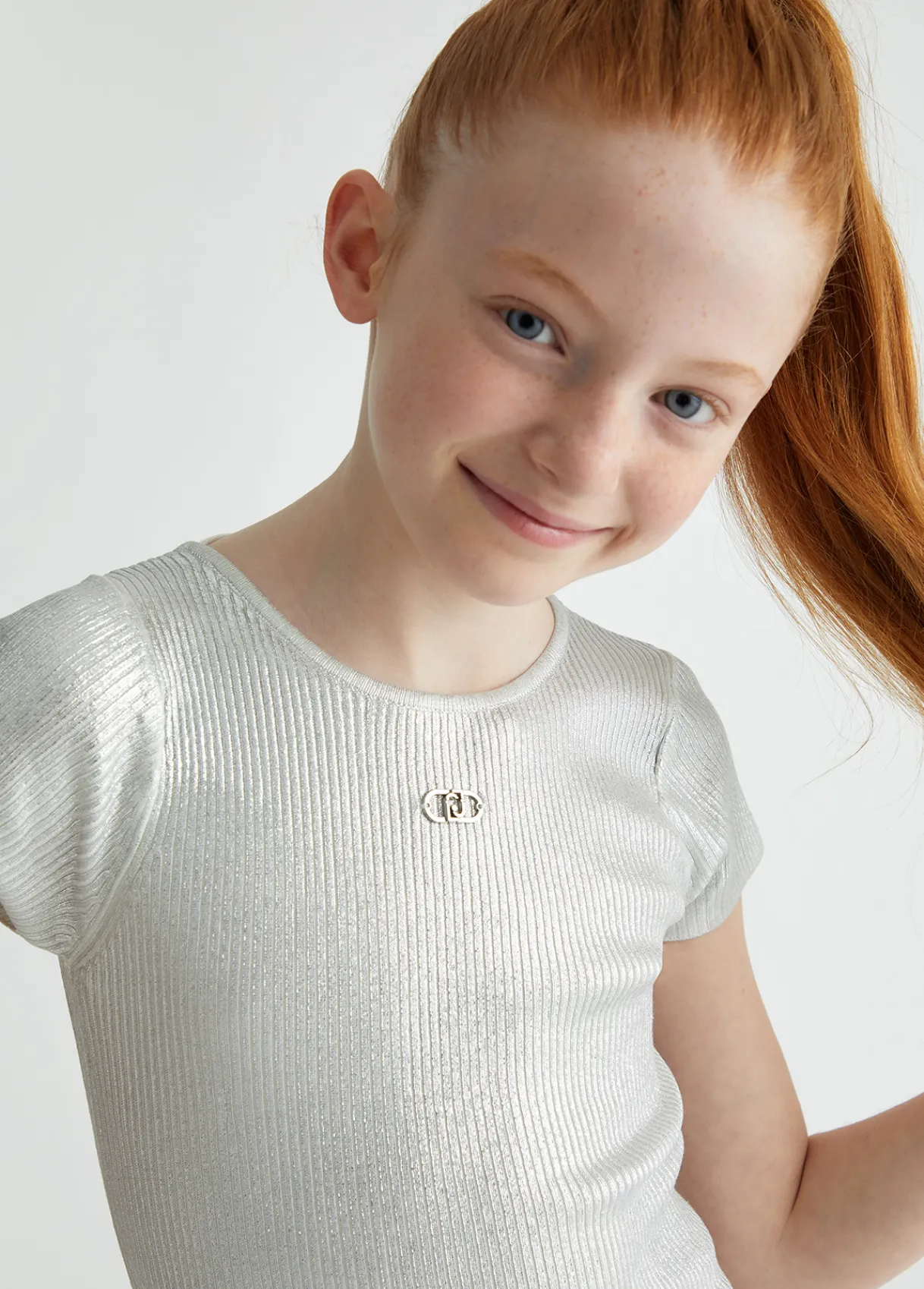 Liu Jo Robe en maille Lurex®|Enfant Robes & Combinaisons