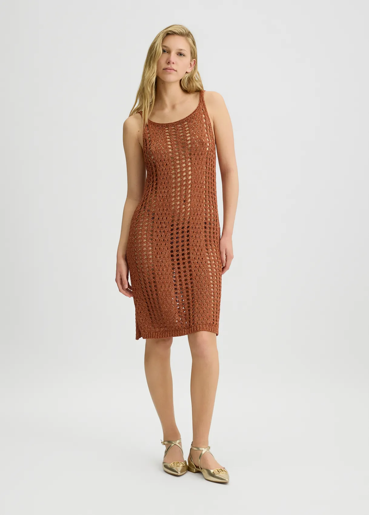 Liu Jo Robe en maille Lurex®|Femme Mode Plage|Robes