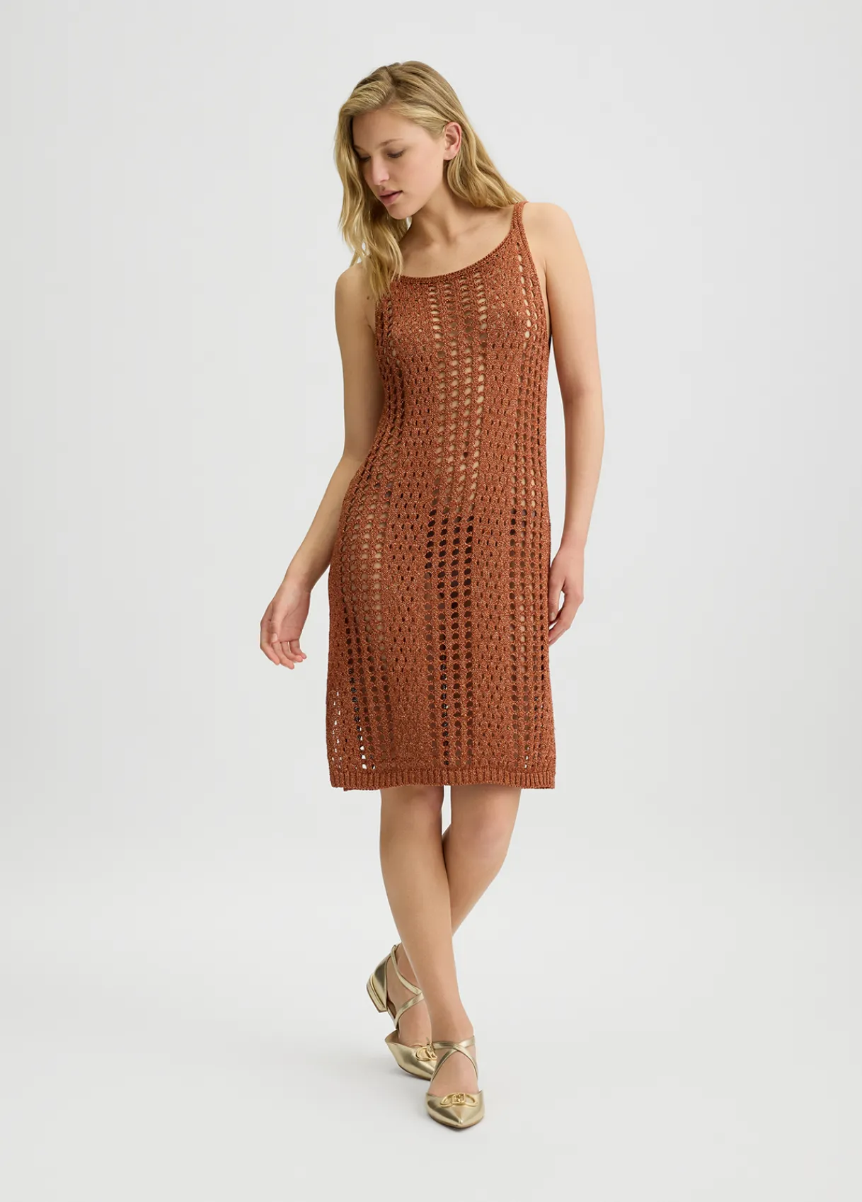 Liu Jo Robe en maille Lurex®|Femme Mode Plage|Robes