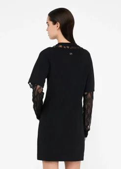 Liu Jo Robe en molleton avec dentelle|Femme Vêtements De Sport|Robes
