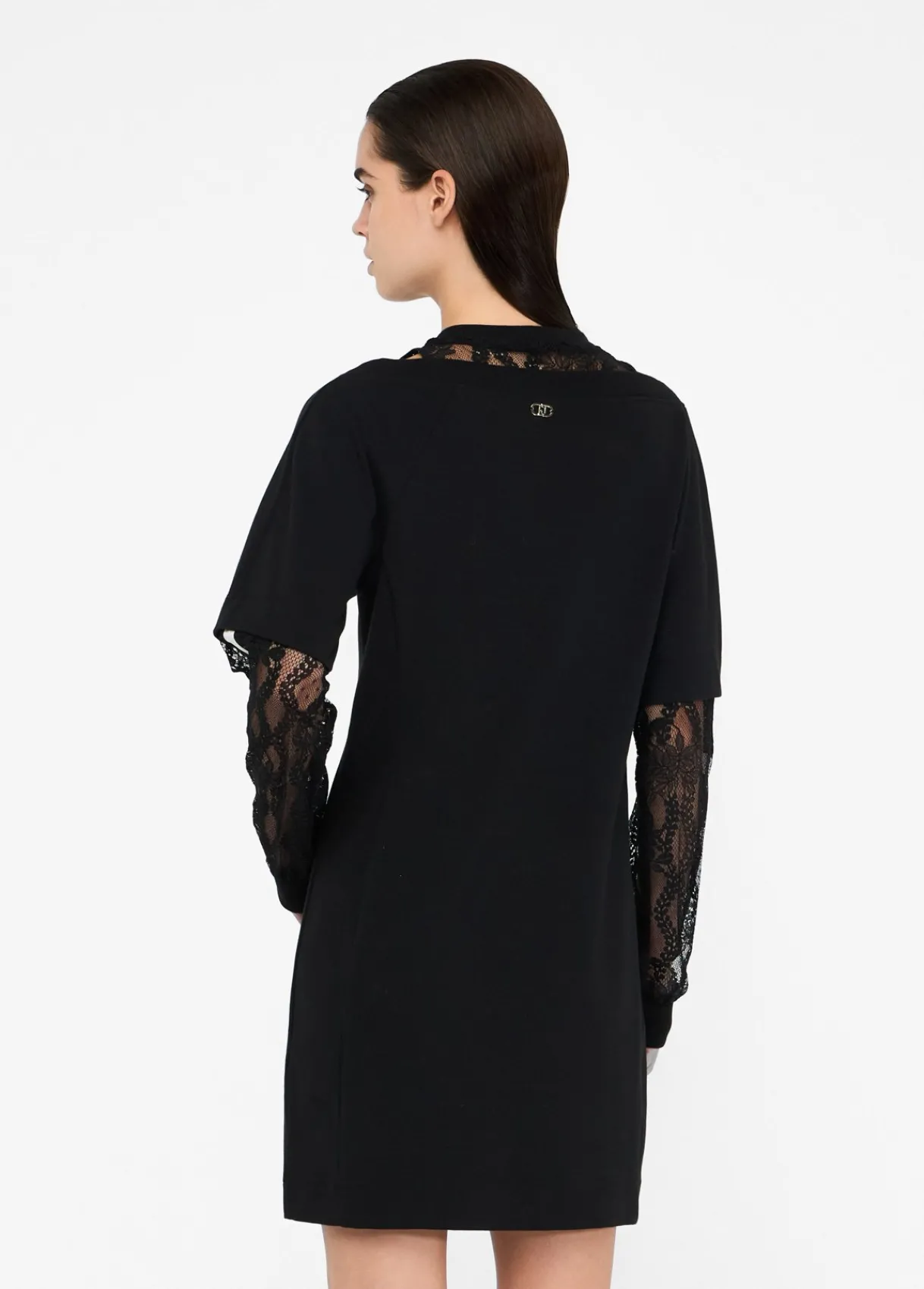 Liu Jo Robe en molleton avec dentelle|Femme Vêtements De Sport|Robes