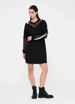 Liu Jo Robe en molleton avec dentelle|Femme Vêtements De Sport|Robes