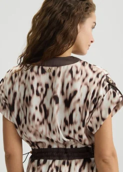 Liu Jo Robe en satin imprimé|Femme Vêtements De Sport|Robes