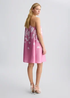Liu Jo Robe en satin imprimé|Femme Cérémonie|Robes