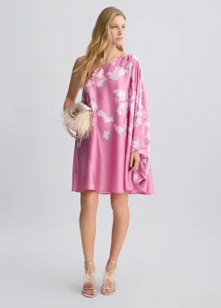 Liu Jo Robe en satin imprimé|Femme Cérémonie|Robes