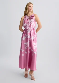 Liu Jo Robe en satin imprimé|Femme Cérémonie|Robes