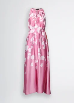 Liu Jo Robe en satin imprimé|Femme Cérémonie|Robes