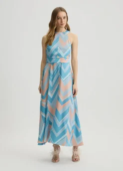 Liu Jo Robe en sergé imprimé|Femme Cérémonie|Robes
