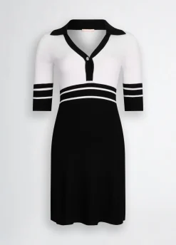 Liu Jo Robe en tricot à rayures|Femme Mailles|Robes