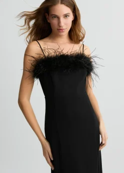 Liu Jo Robe élégante avec plumes|Femme Cérémonie|Robes