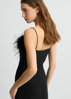 Liu Jo Robe élégante avec plumes|Femme Cérémonie|Robes