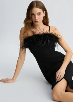 Liu Jo Robe élégante avec plumes|Femme Cérémonie|Robes
