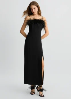 Liu Jo Robe élégante avec plumes|Femme Cérémonie|Robes