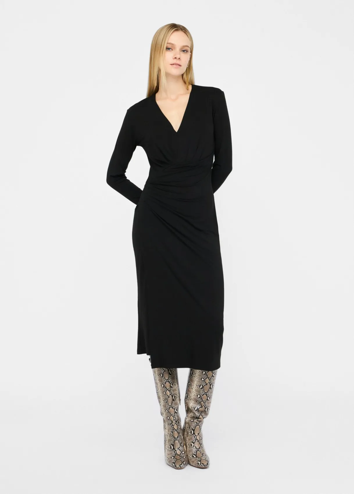 Liu Jo Robe longue avec fronces|Femme Robes
