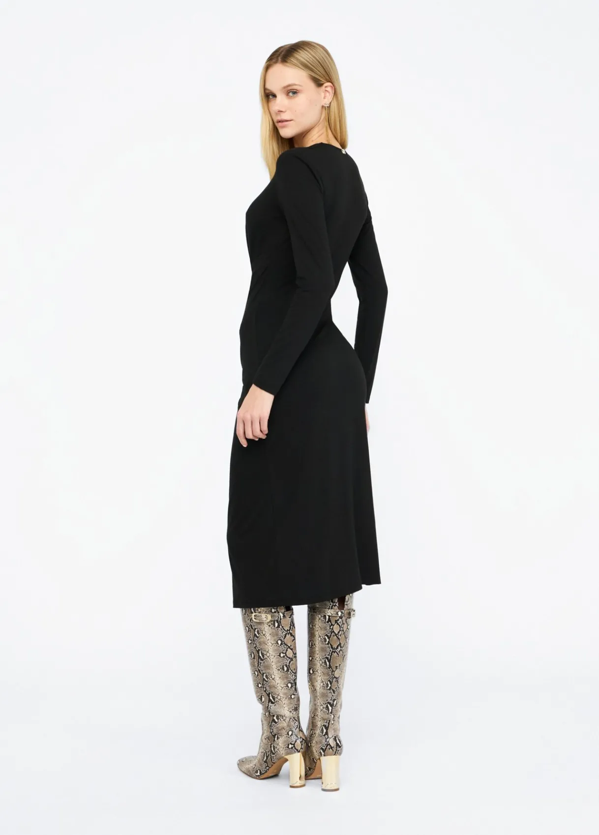 Liu Jo Robe longue avec fronces|Femme Robes