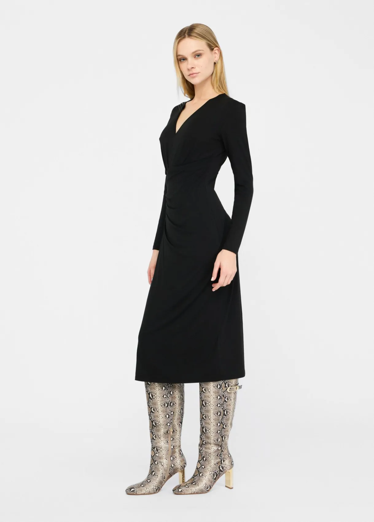 Liu Jo Robe longue avec fronces|Femme Robes
