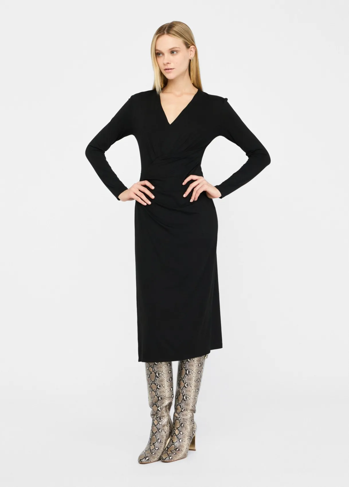 Liu Jo Robe longue avec fronces|Femme Robes