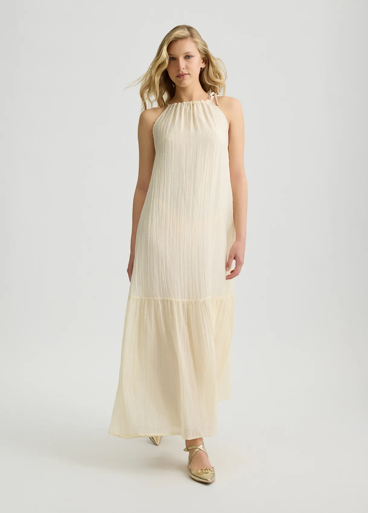 Liu Jo Robe longue avec volants|Femme Robes
