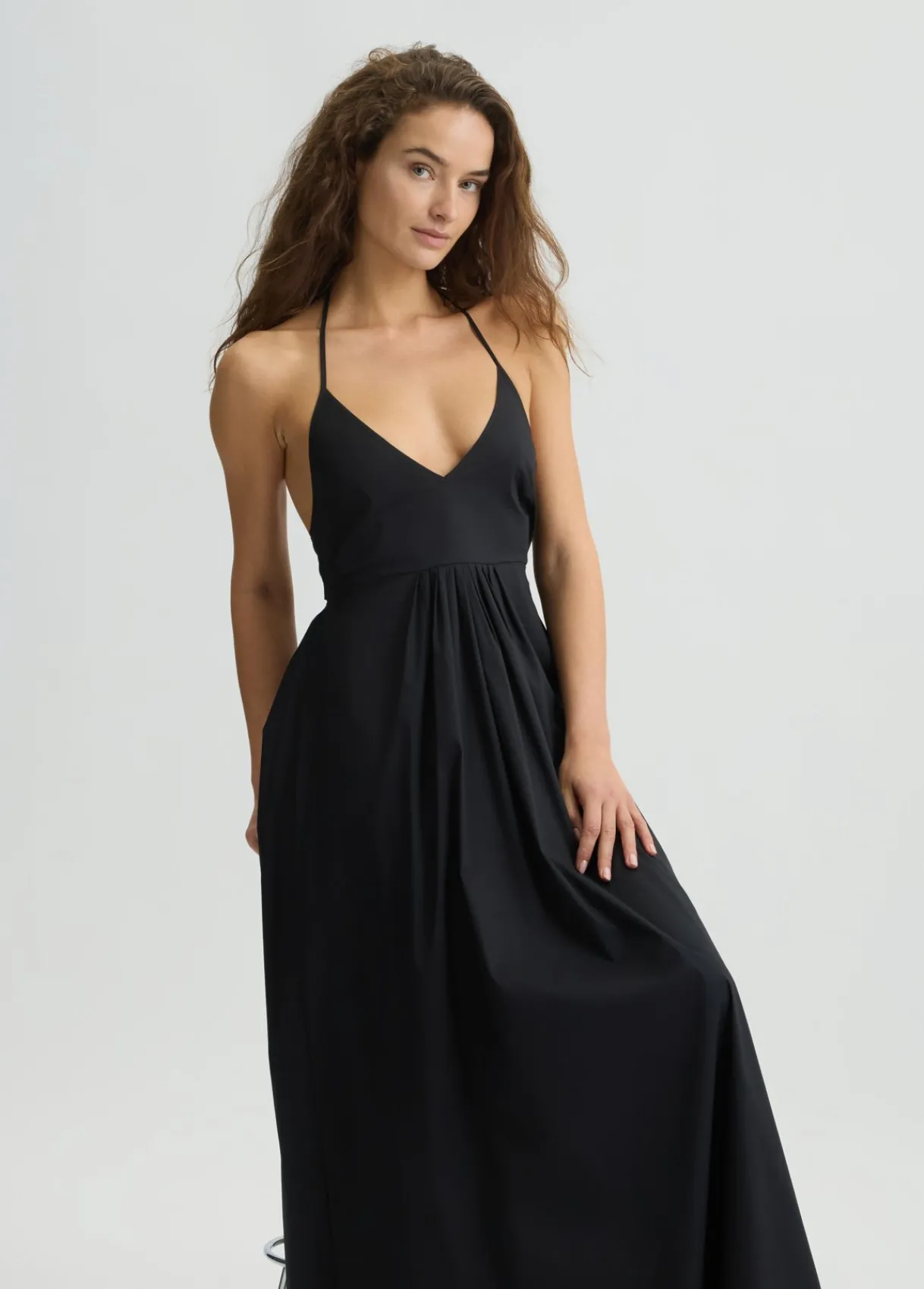 Liu Jo Robe longue en coton|Femme Mode Plage|Robes