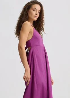 Liu Jo Robe longue en coton|Femme Mode Plage|Robes