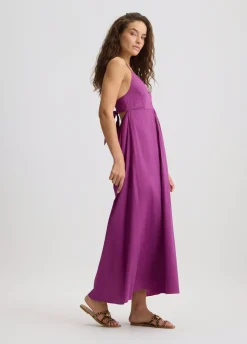Liu Jo Robe longue en coton|Femme Mode Plage|Robes